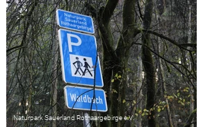 Herzlich Willkommen auf dem Wanderparkplatz Waldba