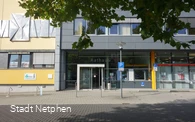 Blick auf den Neubau Rathaus Netphen