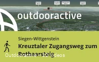 Wanderung in Siegen-Wittgenstein: Kreuztaler Zugangsweg zum Rothaarsteig