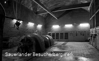 Der Maschinenraum des Besucherbergwerks Ramsbeck im Sauerland