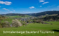 Blick auf Fleckenberg im Schmallenberger Sauerland