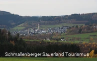 Blick auf Schmallenberg im Hochsauerland
