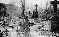 Friedhof auf dem Werth vor 1950.