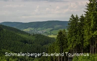 Ausblick auf Fleckenberg im Schmallenberger Sauerland