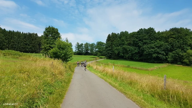 Radfahrer im Ebbegebirge