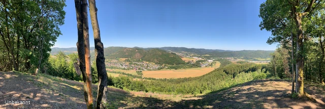 Panoramaaufnahme vom Entenberg Bad Laasphe