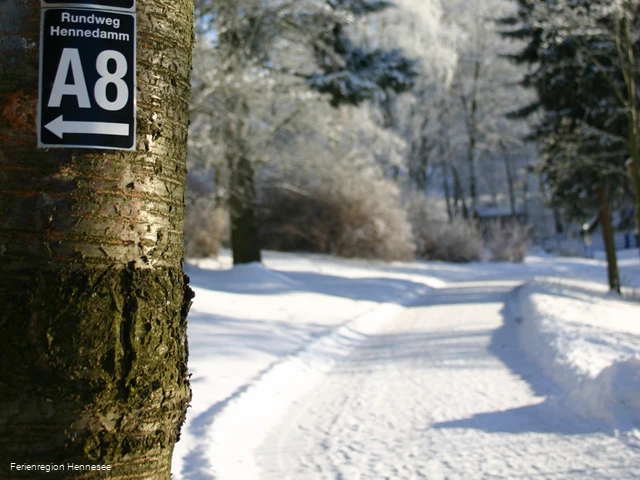Winterwanderweg Hennesee