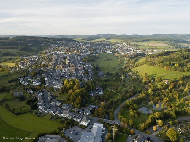Luftaufnahme über Schmallenberg