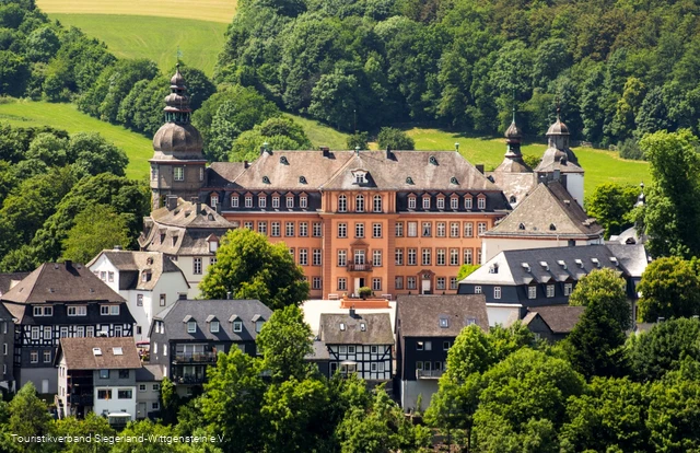 Blick auf Schloss Berleburg