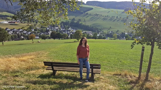 Selfie-Punkt an der Fotoroute Oberhenneborn